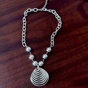 Silver Shell Necklace